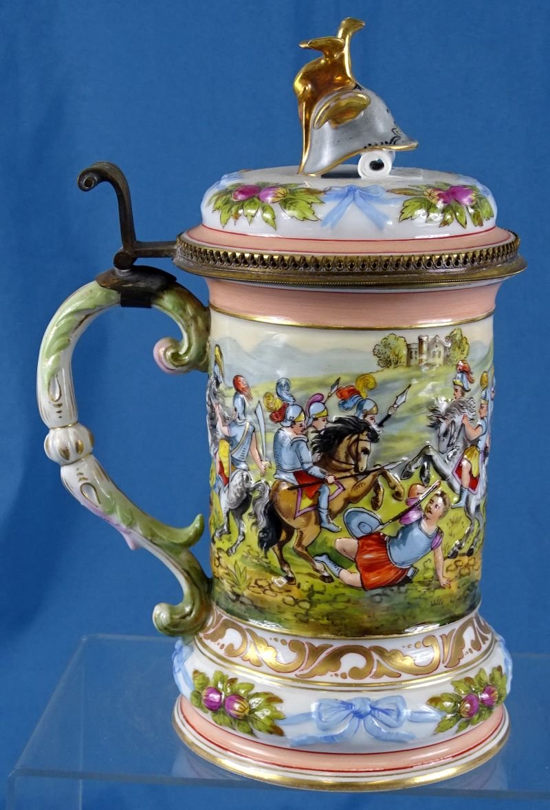 Capo di Monte Ancient Warfare Combat Stein — image 4