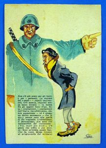 WWII Italian Propaganda Postcard