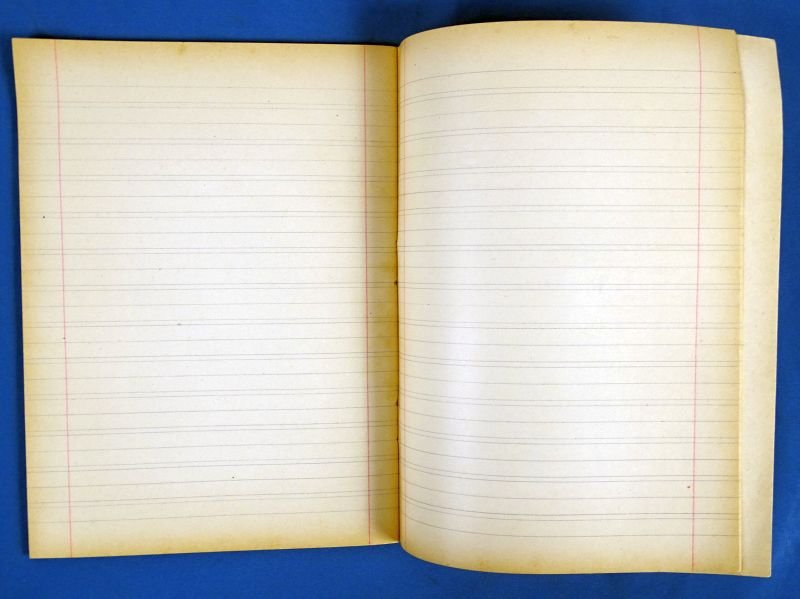 Italian Fascist Notebook with Italian Military Aircraft Cover Illustrations — image 3