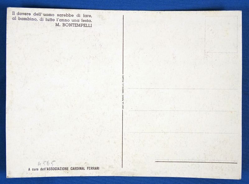 WWII Italian Propaganda Portrait Postcard of Spanish Dictator Francisco Franco — image 2