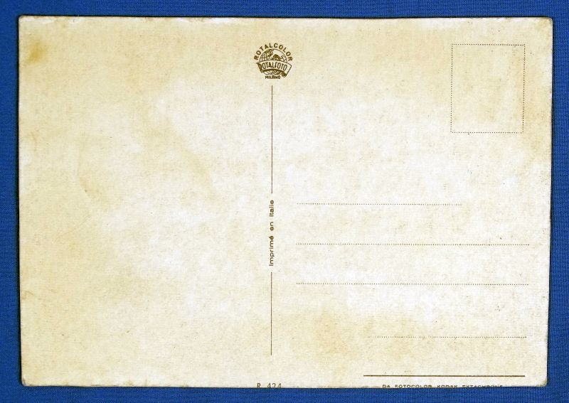 WWII Italian Pro Fascist Spain Propaganda Postcard — image 2