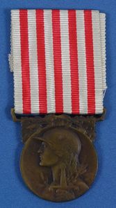 French WWI Commemorative War Medal