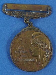 Cuban War of Independence 1895-1898 Medal