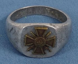Trench Art French Croix De Guerre Ring