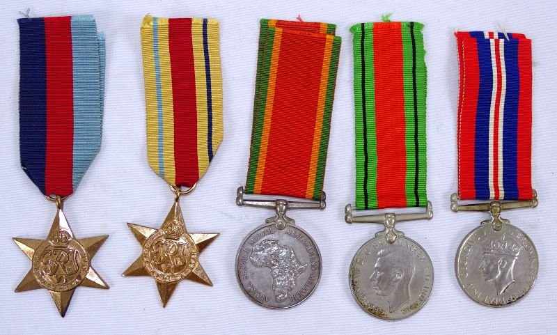 Named WWII British South Africa Medals Group — image 2