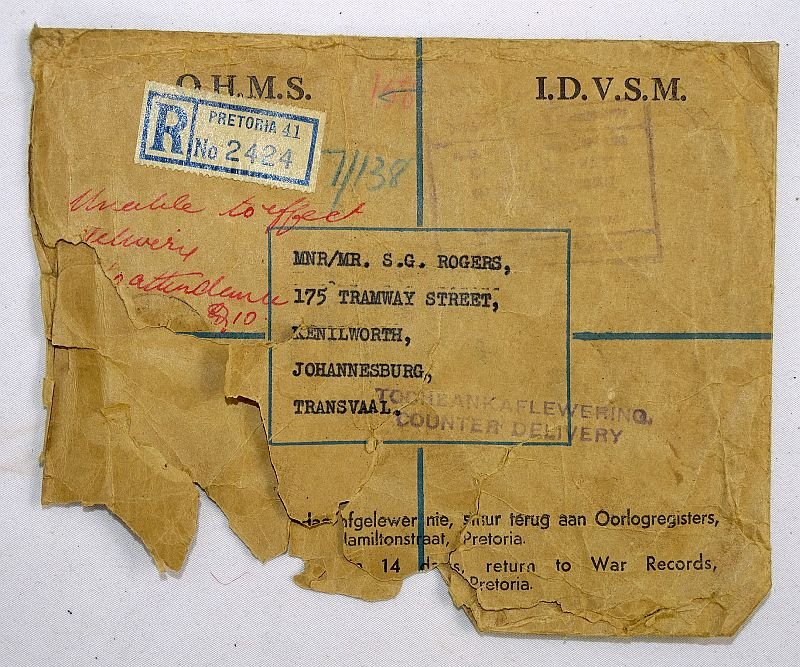 Named WWII British South Africa Medals Group — image 5