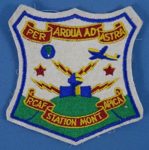 RCAF Station Mont Apica Wool Jacket Patch