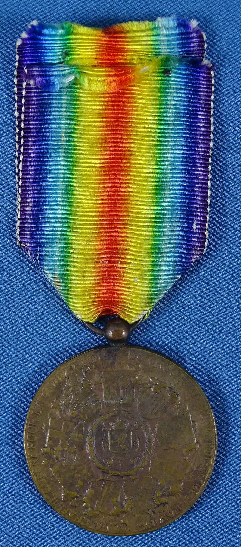 Belgian World War I Victory Medal — image 2