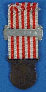 French World War I Medal with 'Engage Volontaire' Bar