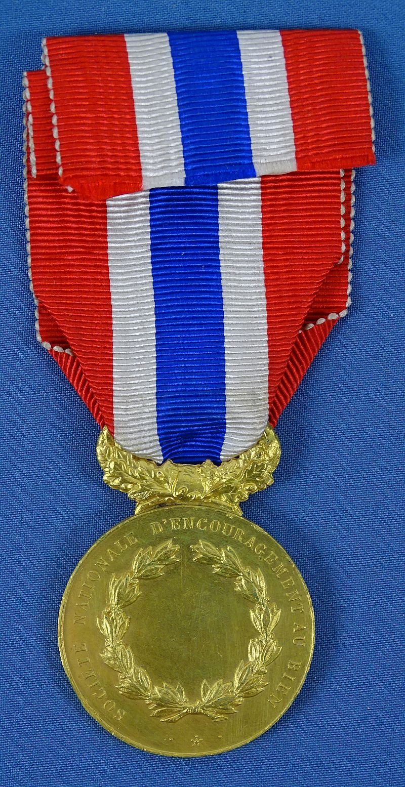 French Medal of the National Society for the Encouragement of Good — image 2