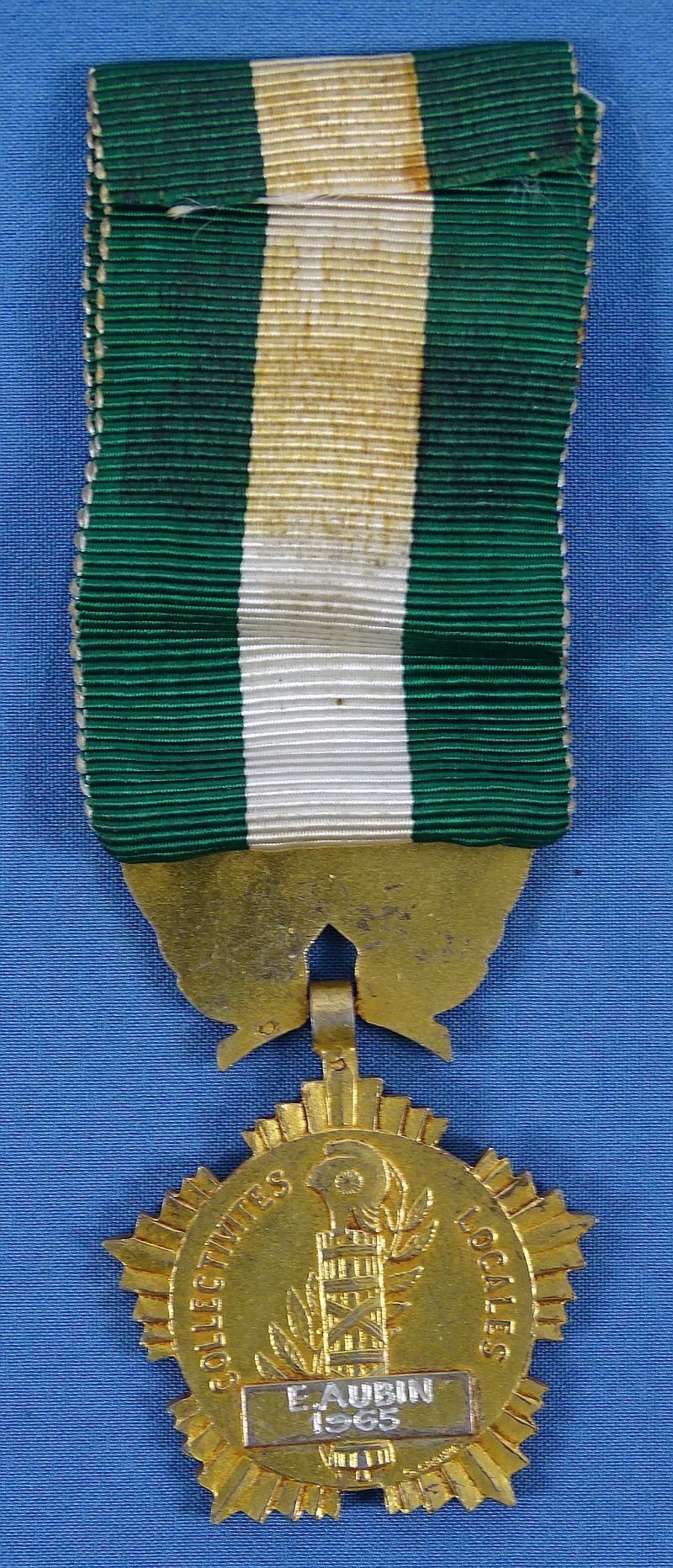 French Named 1965 Collectives Locales Medal — image 2