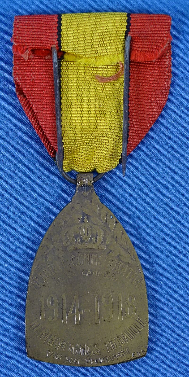 Belgium Commemorative Medal of the 1914–1918 War with Star — image 2