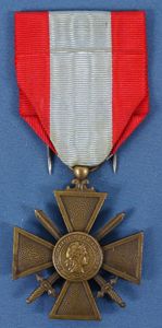 French Croix de Guerre Exterior TOE – Theaters Of Operations
