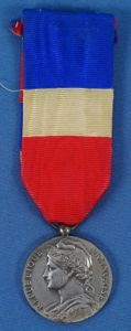 French Named 1972 Ministry of Labor Medal