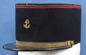 French Marine Officer Kepi