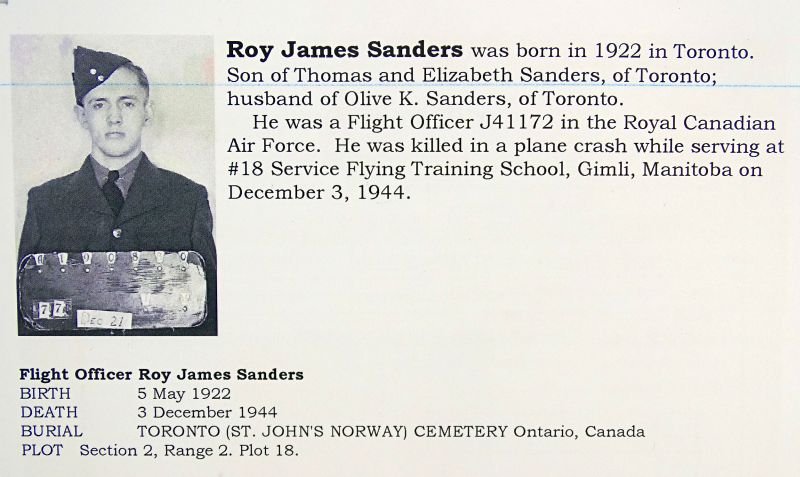 Named Posthumous WWII Canadian Memorial Cross on a Royal Canadian Air Force Wing — image 7