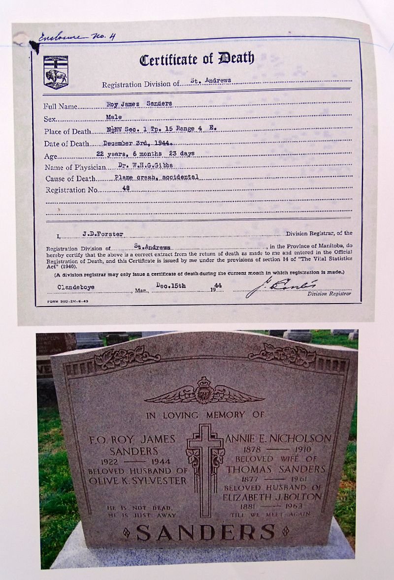 Named Posthumous WWII Canadian Memorial Cross on a Royal Canadian Air Force Wing — image 8