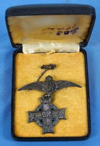 Named Posthumous WWII Canadian Memorial Cross on a Royal Canadian …