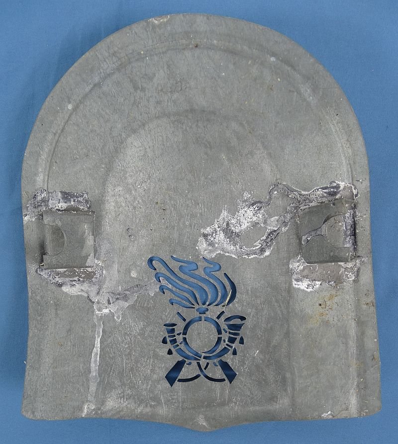 WWII Italian Army Bersaglieri Sharpshooter Unit Helmet Metal Stencil — image 2