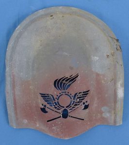 WWII Italian Army Unit Helmet Metal Stencil