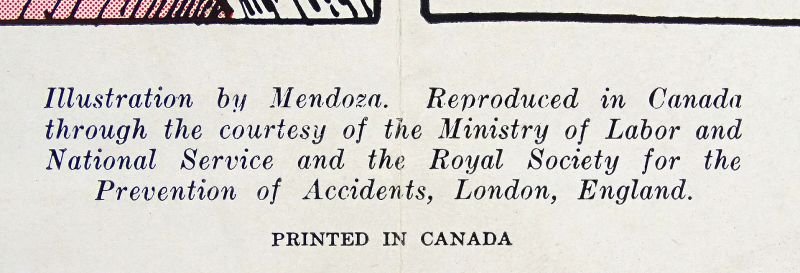 WWII Canadian Accident Prevention Poster — image 3