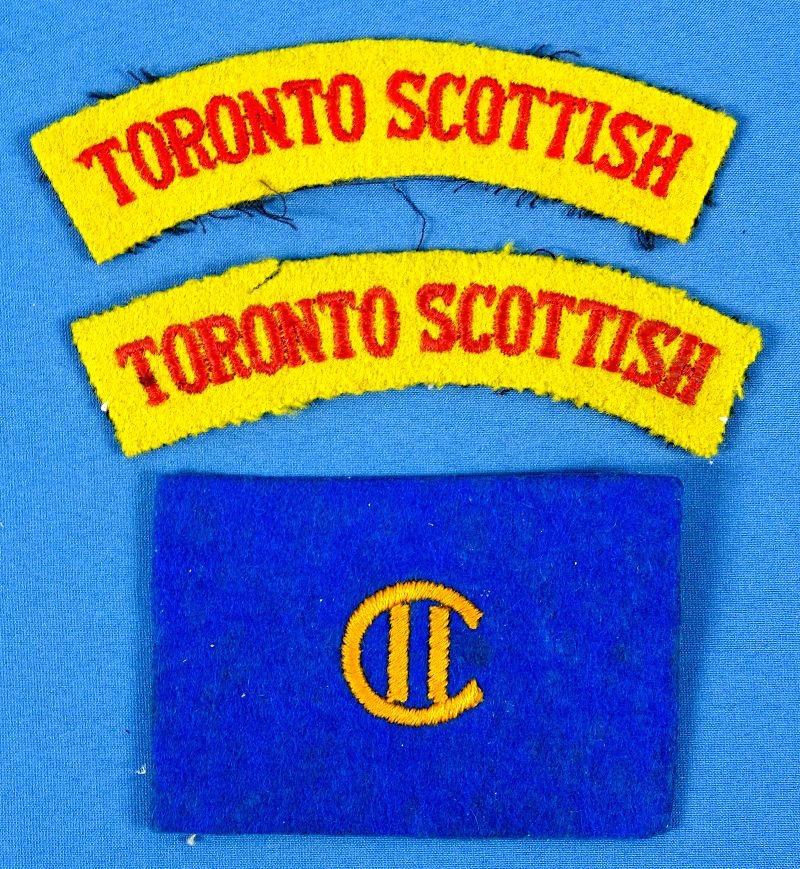 WWII Named Canadian 2nd Scottish MG Bn Medals, Documents, Insignia and Photograph Group — image 5