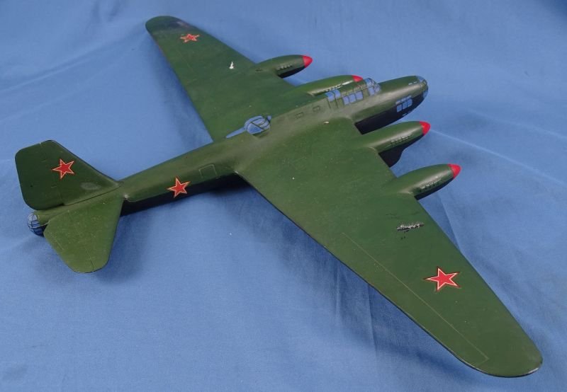 Large WWII Aircraft Identification Model of a Soviet TB-7 Bomber — image 2