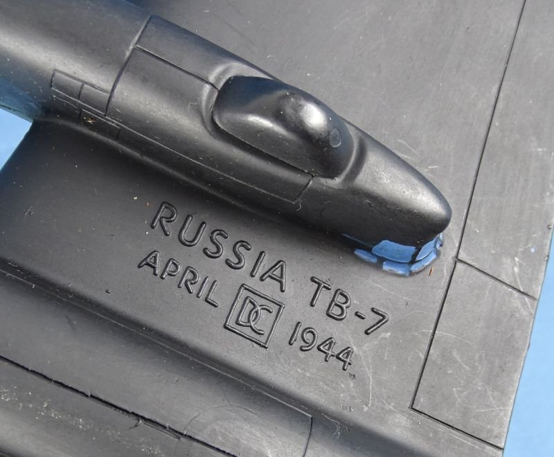 Large WWII Aircraft Identification Model of a Soviet TB-7 Bomber — image 5