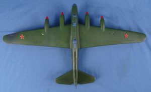 Large WWII Aircraft Identification Model of a Soviet TB-7 Bomber