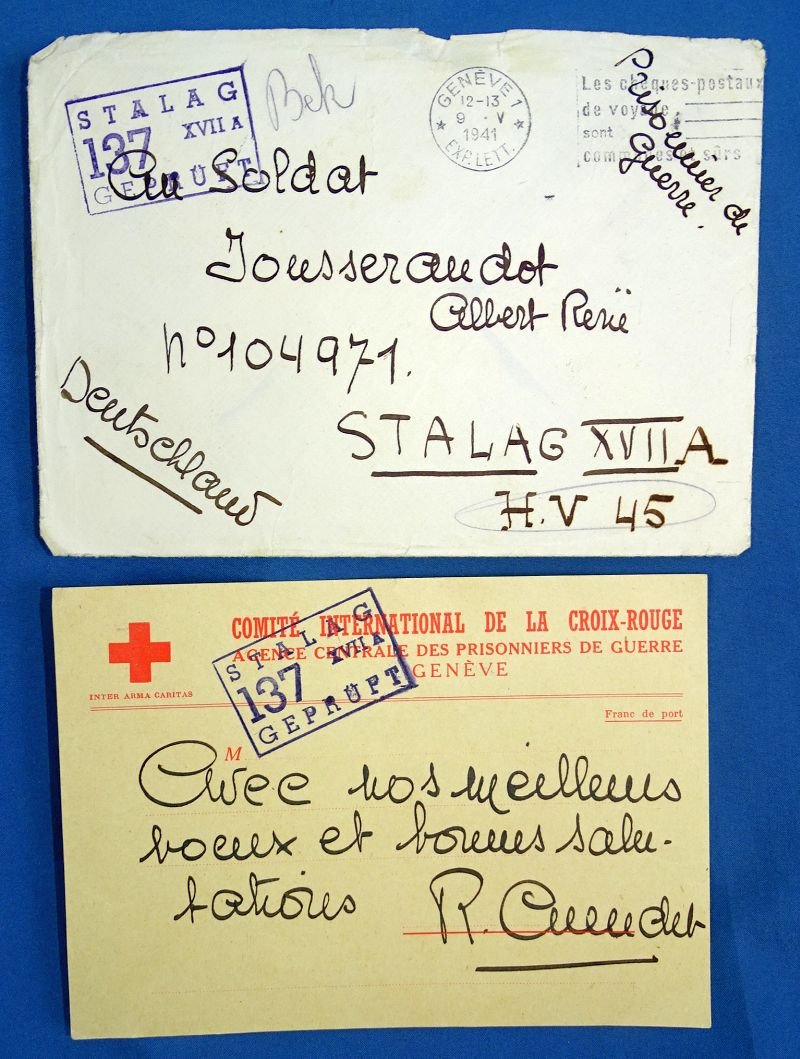 WWII French Prisoner of War Correspondence Album — image 2