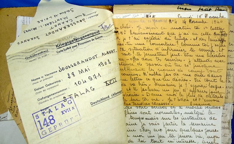 WWII French Prisoner of War Correspondence Album — image 4