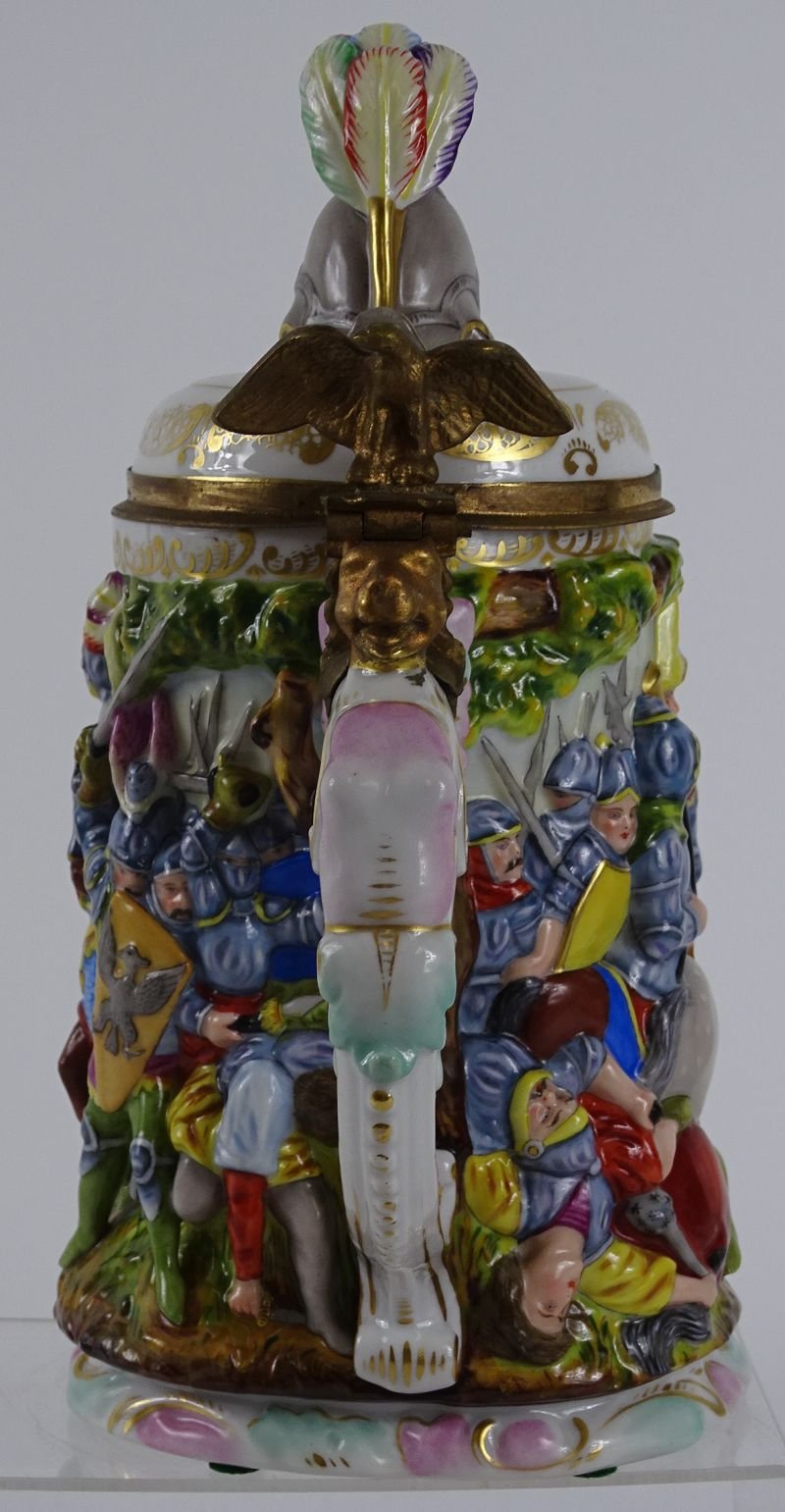 Capo di Monte Medieval Knight's Combat Stein — image 5