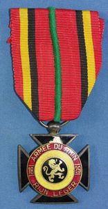 Belgium Army of the Rhine Medal