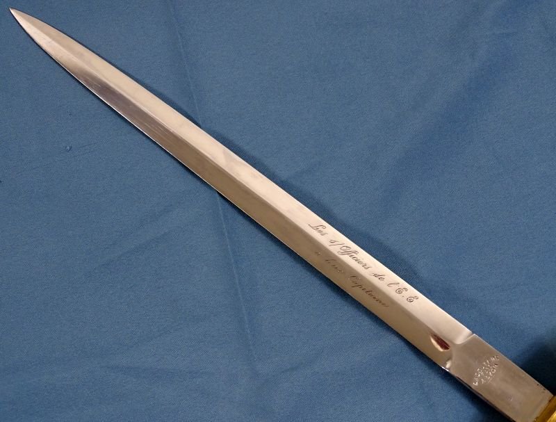 Monogrammed Presentation Model 1934 French Air Force Officer's Dagger — image 4