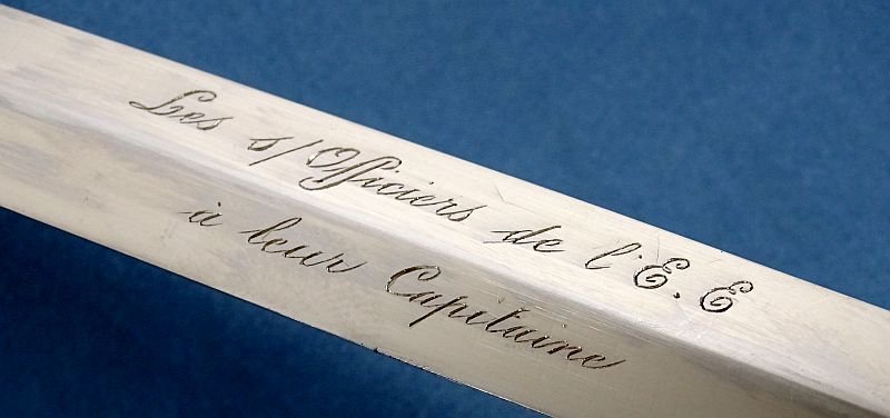 Monogrammed Presentation Model 1934 French Air Force Officer's Dagger — image 7