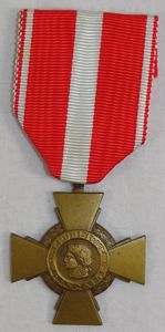 French Cold War Era Cross of Military Valor