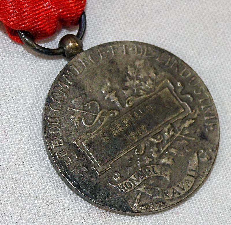 Named 1947 French Silver Honor Medal for Labor — image 3