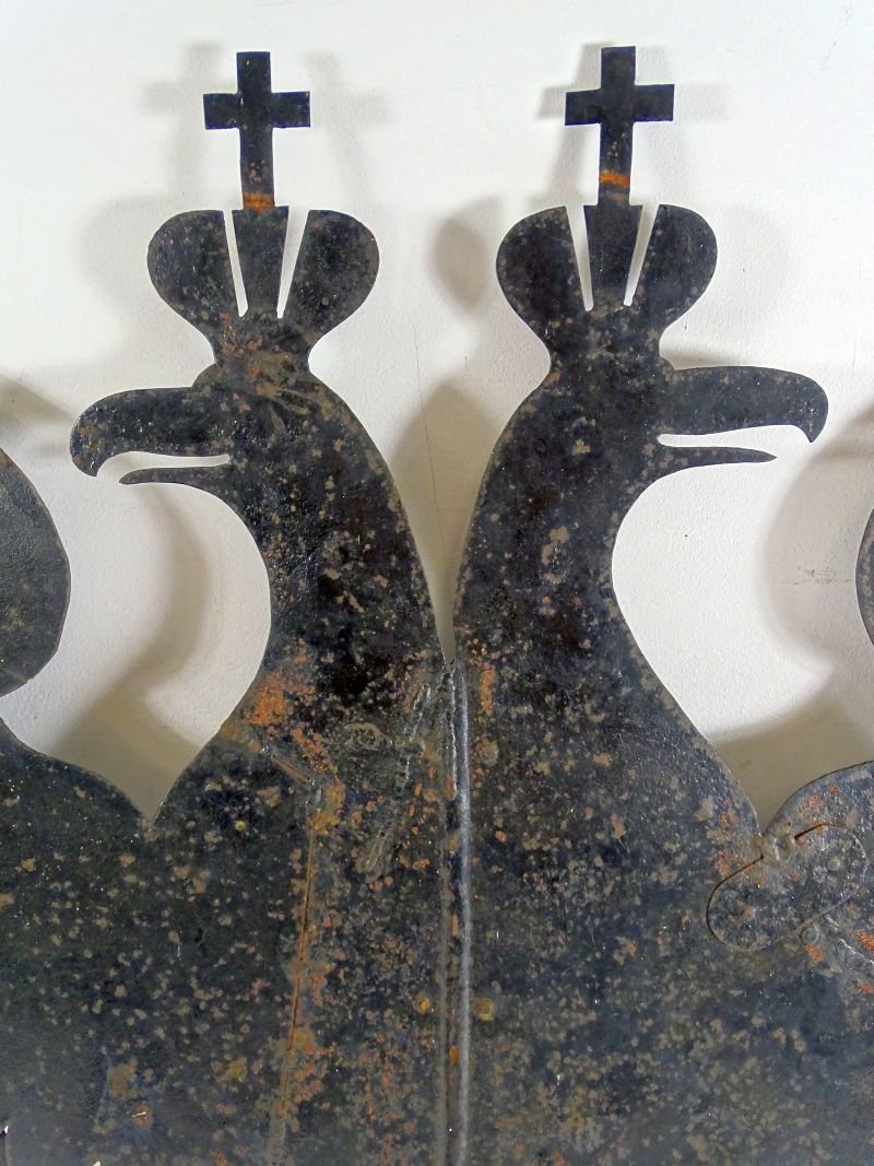 Large 19th Century Sheet Iron Imperial Russian Eagle 34 Inches by 35 Inches — image 2