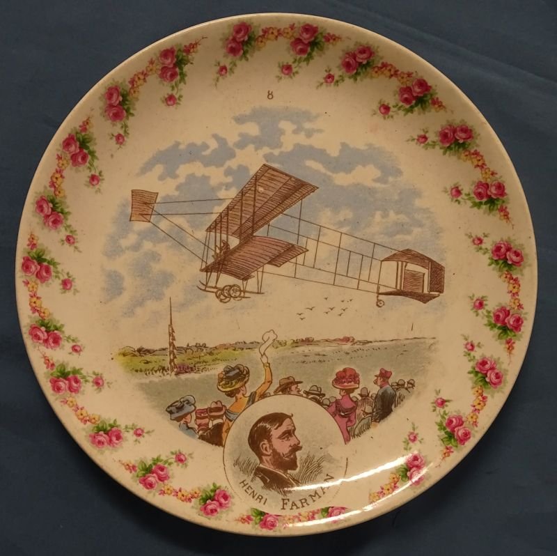 11 Early 20th Century Aviation History Plates — image 10