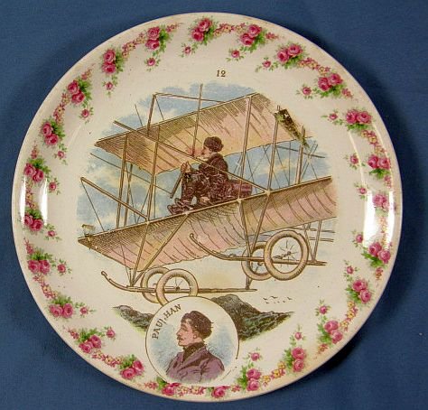 11 Early 20th Century Aviation History Plates — image 4