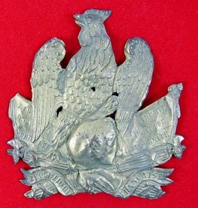 French Republic Model 1818 Shako Plate
