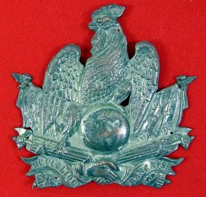 French Republic Model 1818 Shako Plate