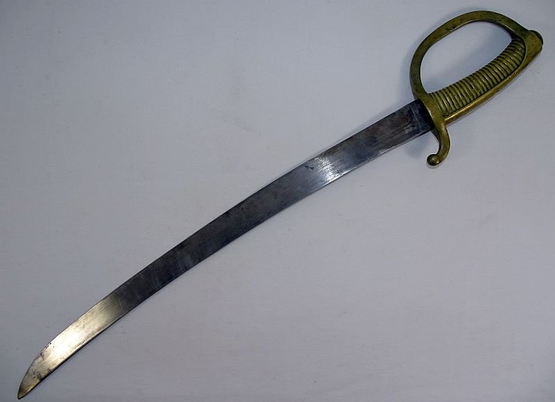 19th Century Brass Handled European Short Sword — image 2