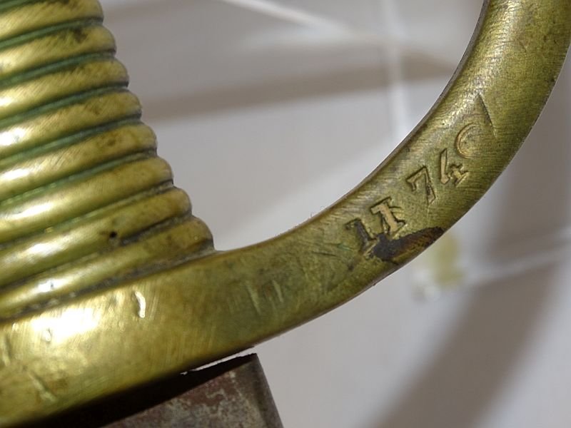 19th Century Brass Handled European Short Sword — image 7