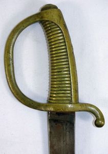 19th Century Brass Handled European Short Sword