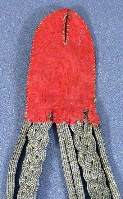 European Silver Bullion Dress Aiguilette — image 2