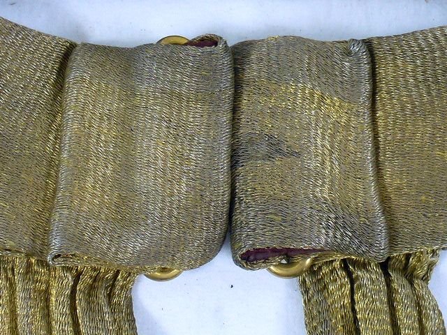 British Gold Brocade Waist Sash — image 2