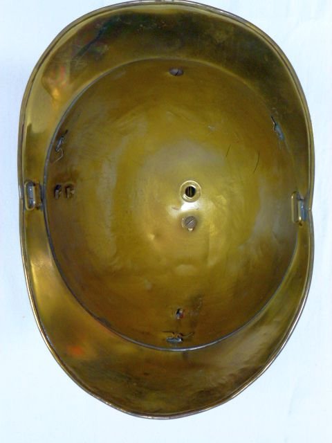 French Fire Brigade Parade Dress Brass Helmet — image 7