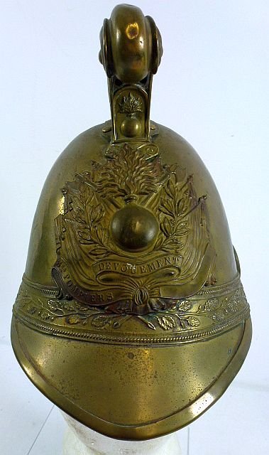 19th Century Brass French Fire Helmet — image 2