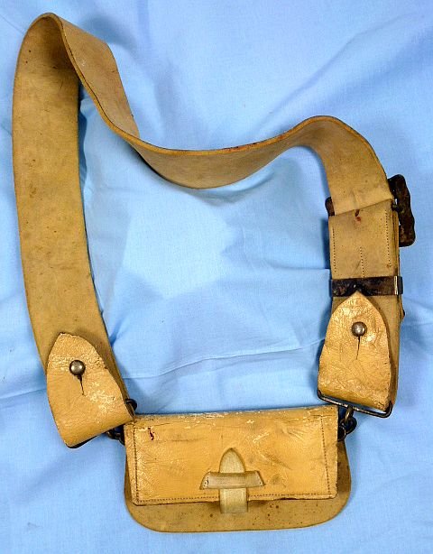 Victorian Era British Cartridge Box and Belt — image 2